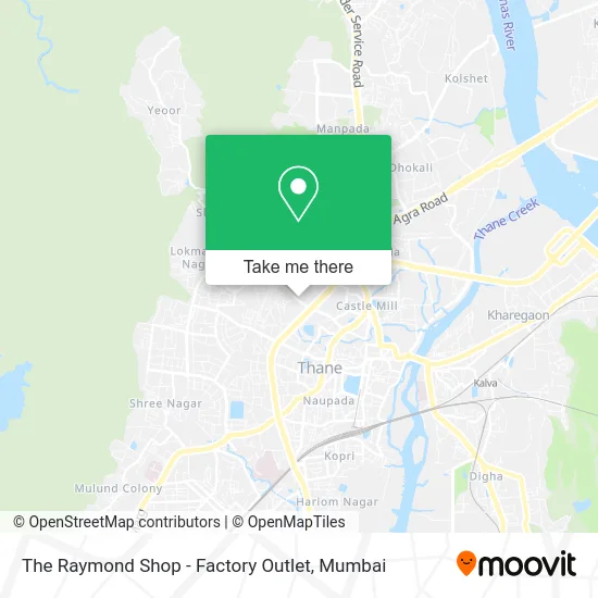 The Raymond Shop - Factory Outlet map