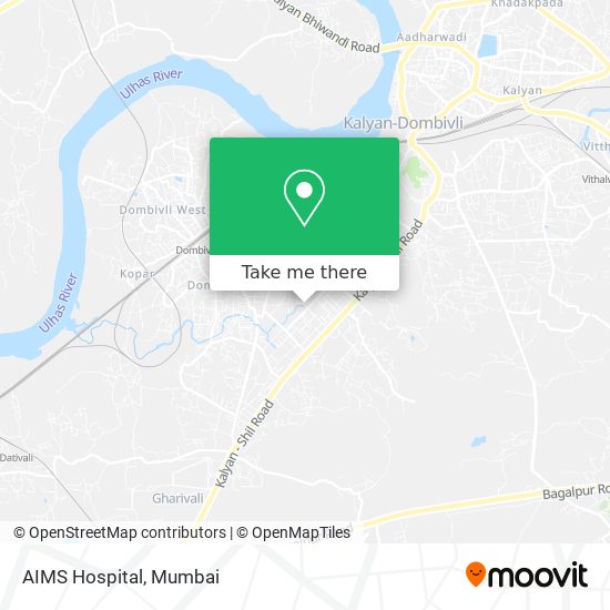 AIMS Hospital map