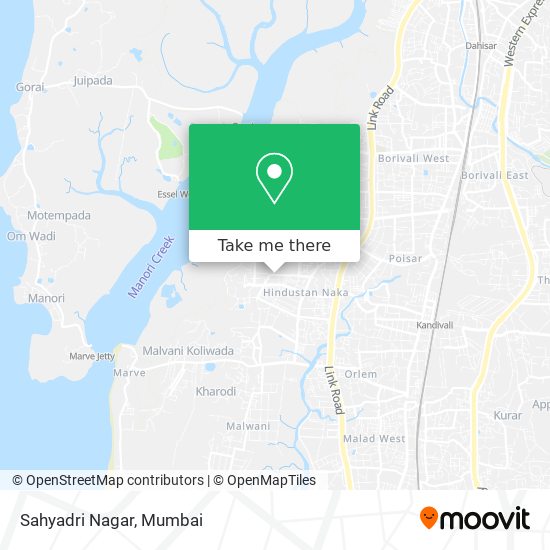 Sahyadri Nagar map