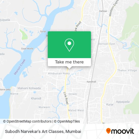 Subodh Narvekar's Art Classes map