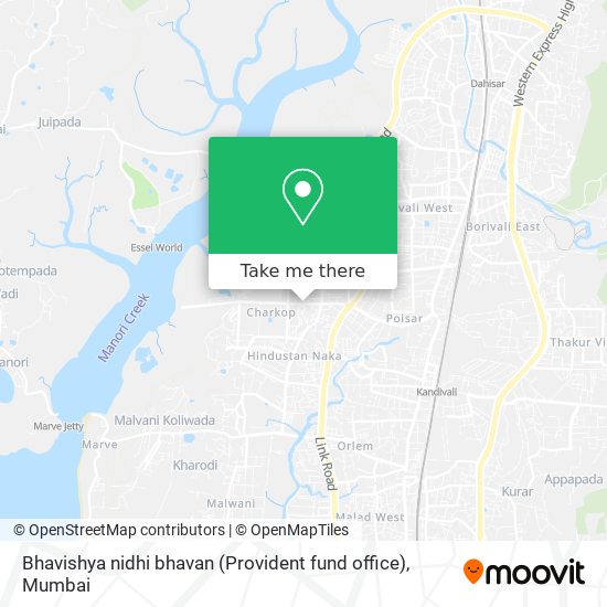 Bhavishya nidhi bhavan (Provident fund office) map