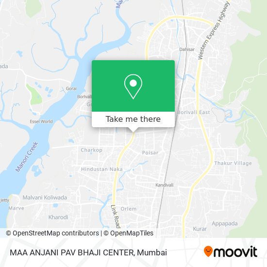 MAA ANJANI PAV BHAJI CENTER map