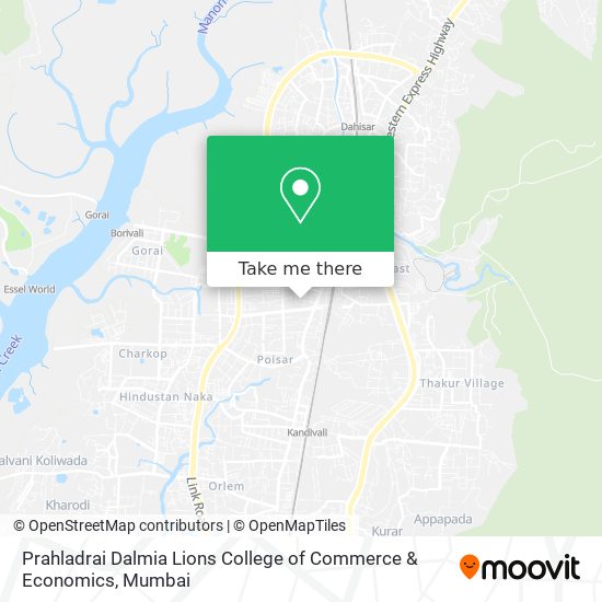 Prahladrai Dalmia Lions College of Commerce & Economics map