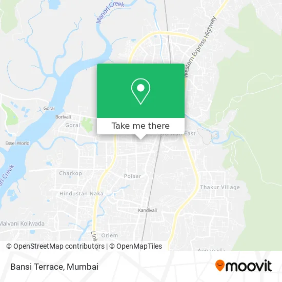 Bansi Terrace map