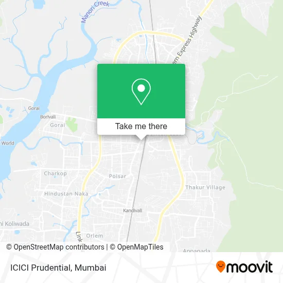 ICICI Prudential map