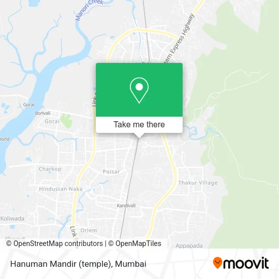 Hanuman Mandir (temple) map