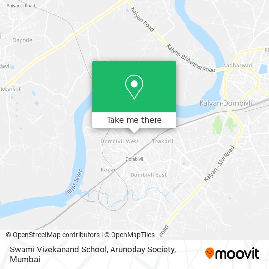 Swami Vivekanand School, Arunoday Society map
