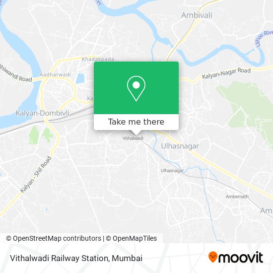 Vithalwadi Railway Station map