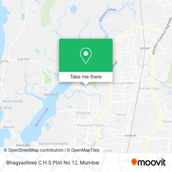 Bhagyashree C.H.S Plot No 12 map