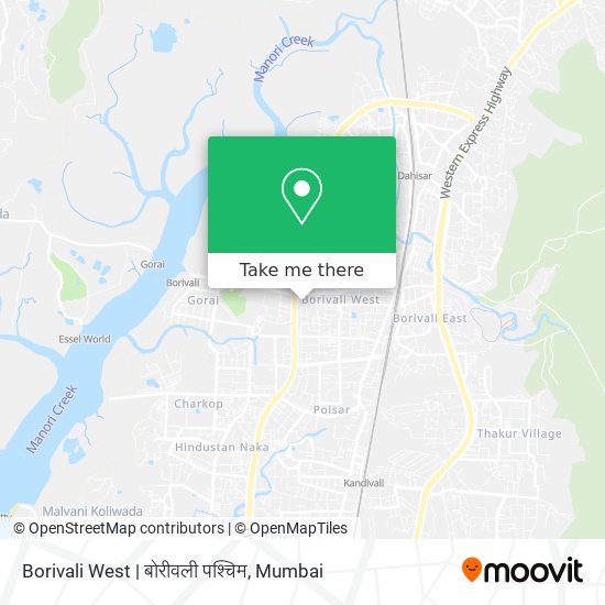 Borivali West | बोरीवली पश्चिम map