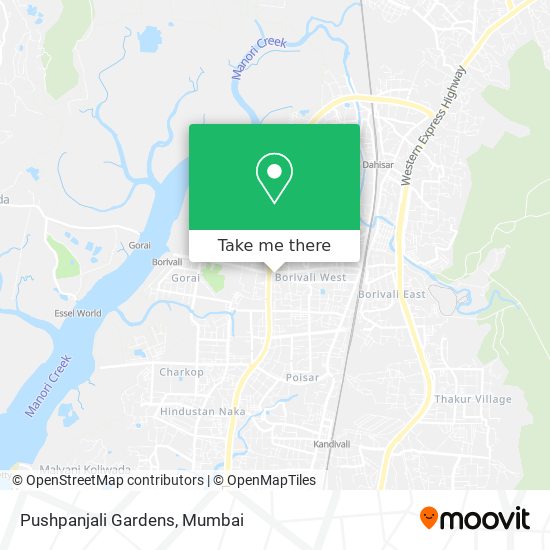 Pushpanjali Gardens map