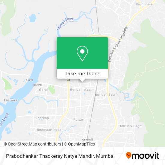 Prabodhankar Thackeray Natya Mandir map