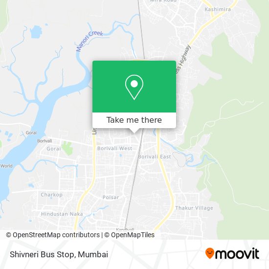 Shivneri Bus Stop map