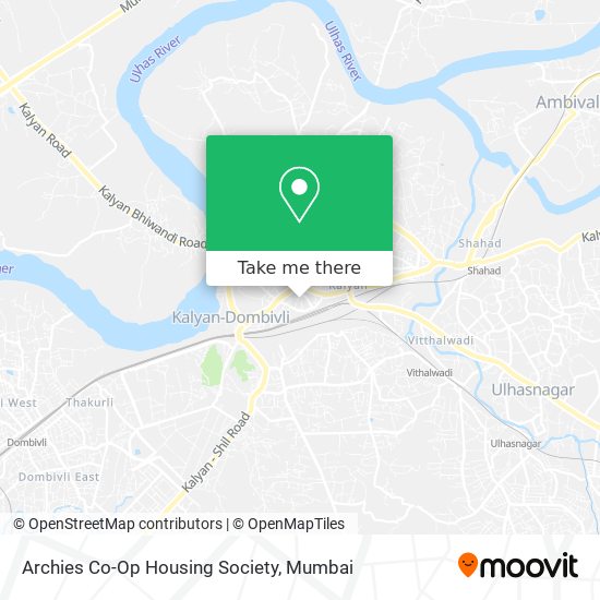 Archies Co-Op Housing Society map