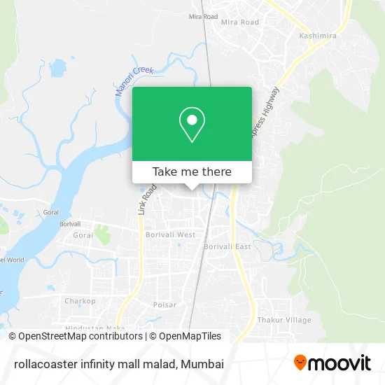 rollacoaster infinity mall malad map