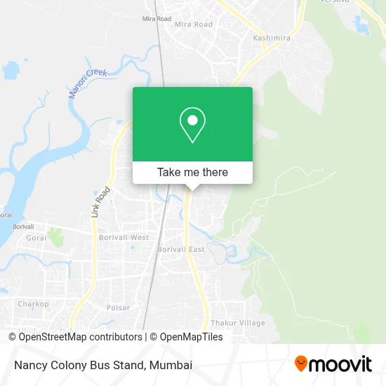 Nancy Colony Bus Stand map