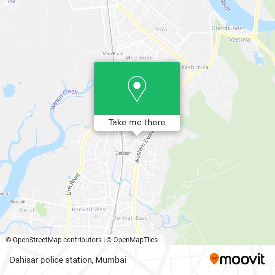 Dahisar police station map