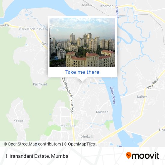 Hiranandani Estate map