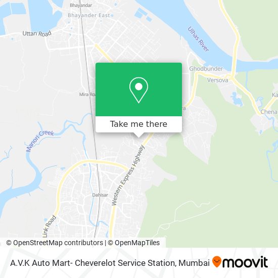 A.V.K Auto Mart- Cheverelot Service Station map