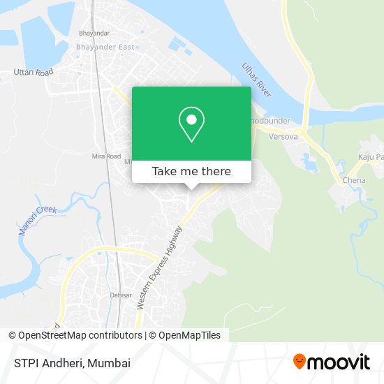 STPI Andheri map