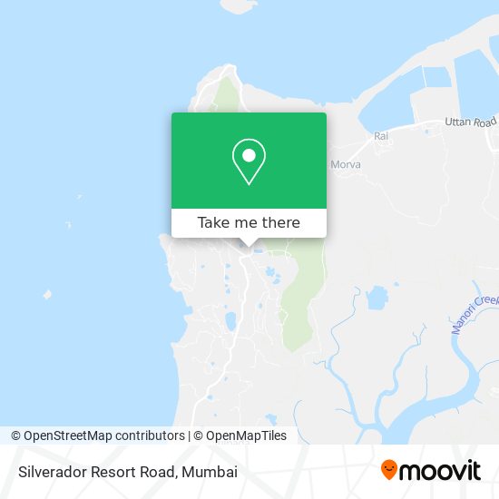 Silverador Resort Road map