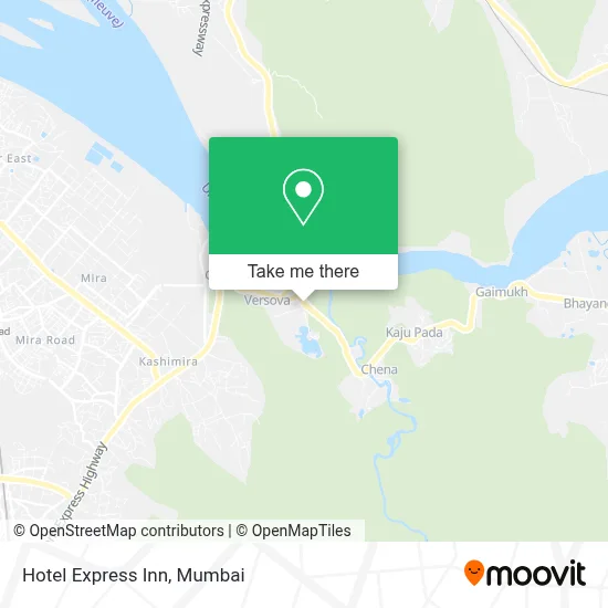 Hotel Express Inn map