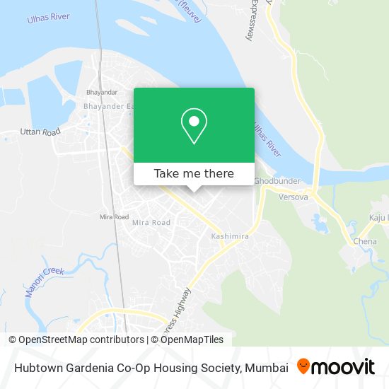 Hubtown Gardenia Co-Op Housing Society map