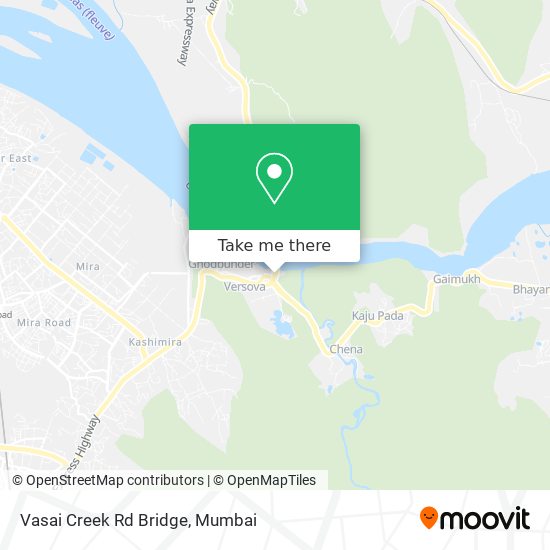 Vasai Creek Rd Bridge map