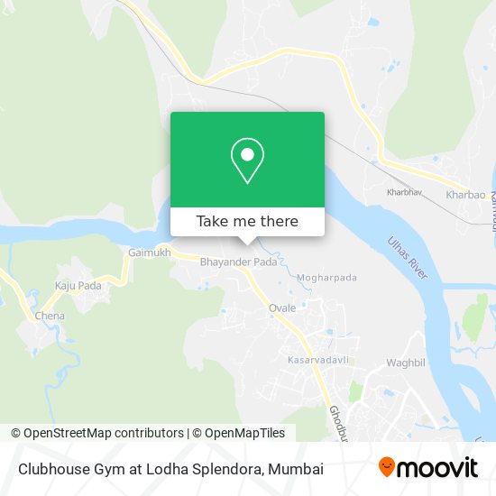 Clubhouse Gym at Lodha Splendora map