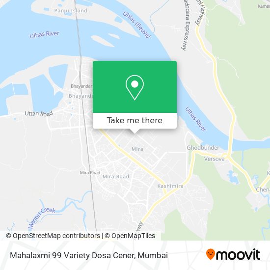 Mahalaxmi 99 Variety Dosa Cener map