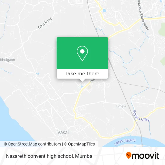 Nazareth convent high school map