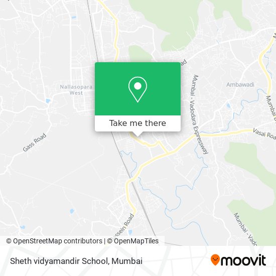 Sheth vidyamandir School map