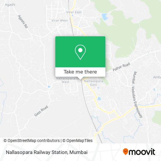 Nallasopara Railway Station map
