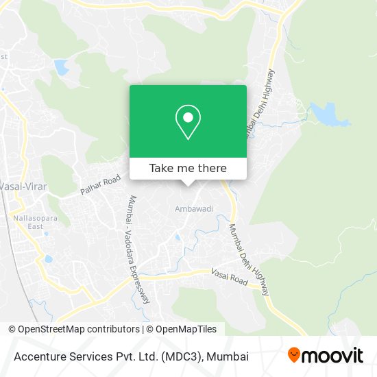 Accenture Services Pvt. Ltd. (MDC3) map