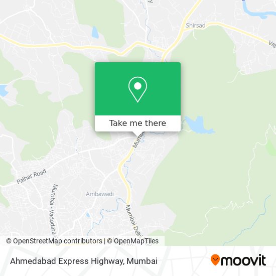 Ahmedabad Express Highway map