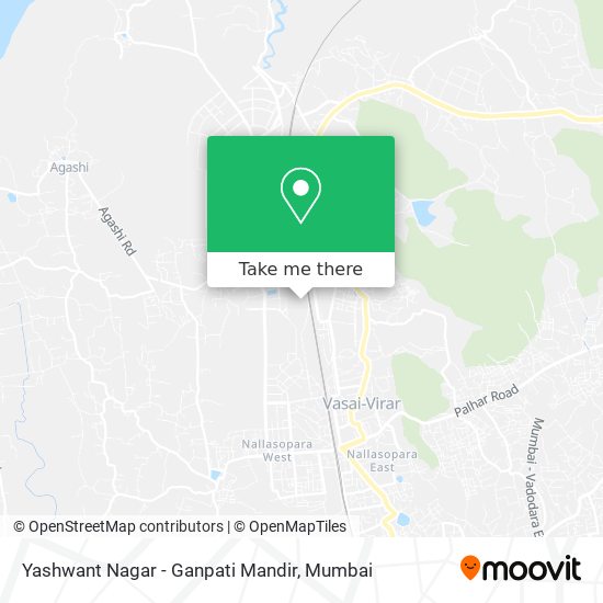 Yashwant Nagar - Ganpati Mandir map