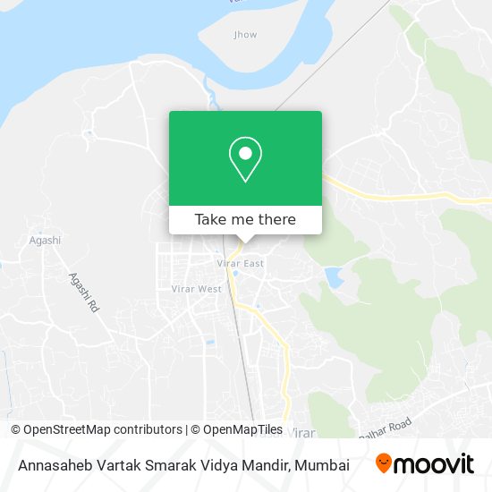 Annasaheb Vartak Smarak Vidya Mandir map
