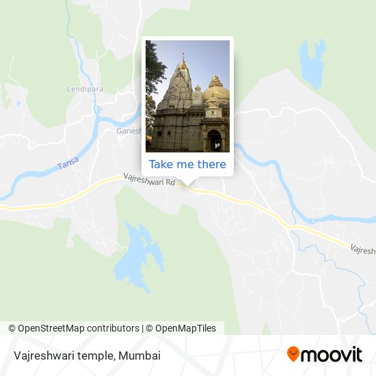 Vajreshwari temple map