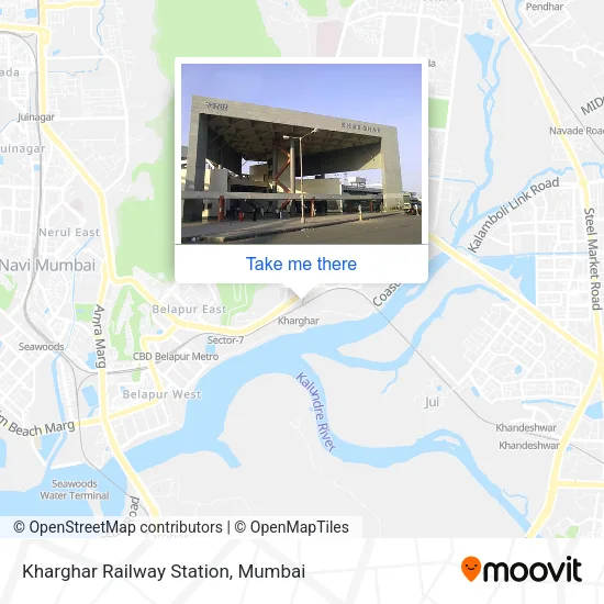Kharghar Railway Station map