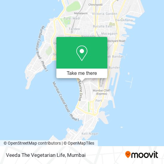 Veeda The Vegetarian Life map
