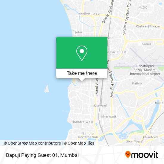 Bapuji Paying Guest 01 map