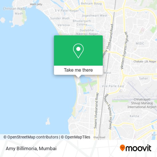 Amy Billimoria map