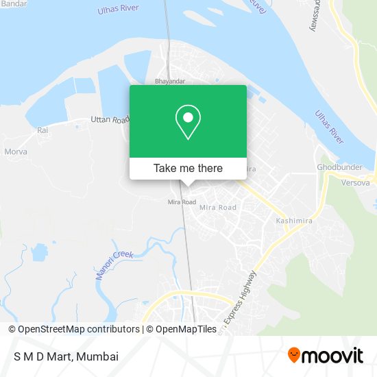 S M D Mart map