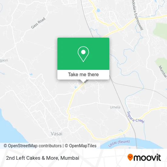 2nd Left Cakes & More map