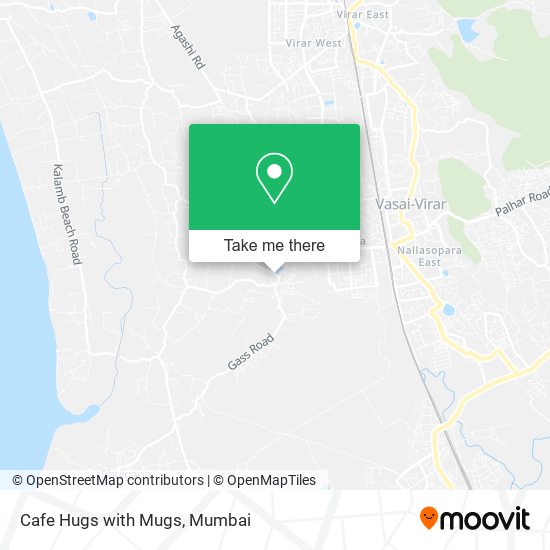 Cafe Hugs with Mugs map