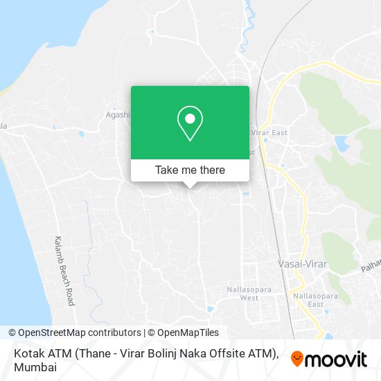 Kotak ATM (Thane - Virar Bolinj Naka Offsite ATM) map