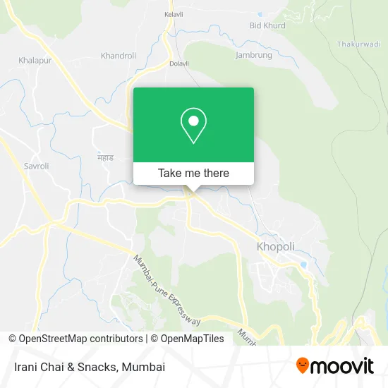 Irani Chai & Snacks map