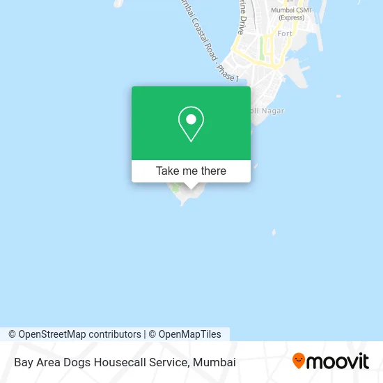 Bay Area Dogs Housecall Service map