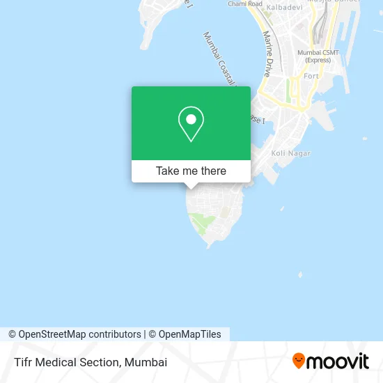 Tifr Medical Section map