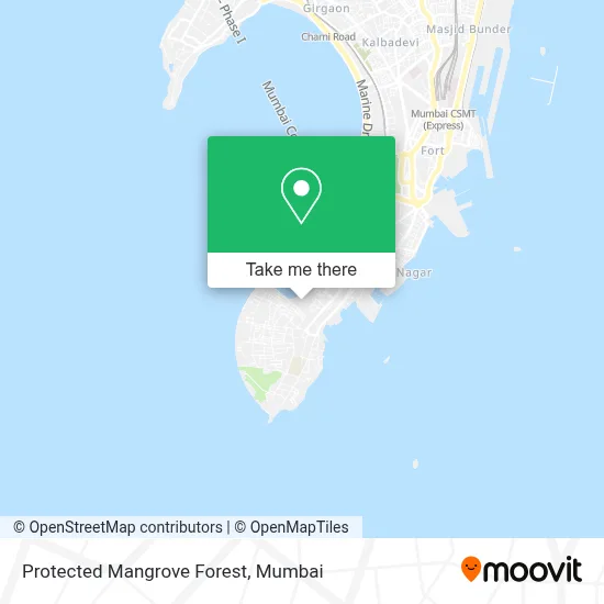 Protected Mangrove Forest map